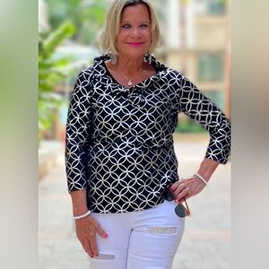 Anthonys Chic Black and gold Women's Blouse